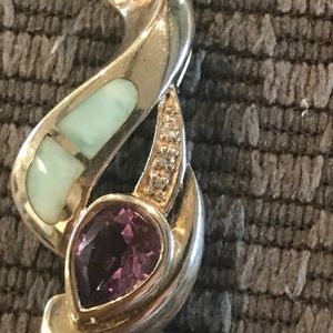 Marahlago larimar pendant